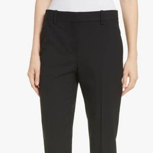 Theory Treeca 2 Good Wool Crop Suit Pants - Black